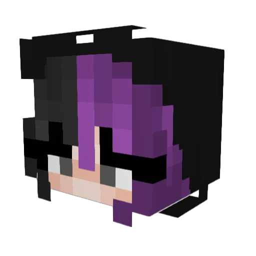 Kaisa611 Minecraft avatar head, 3D render