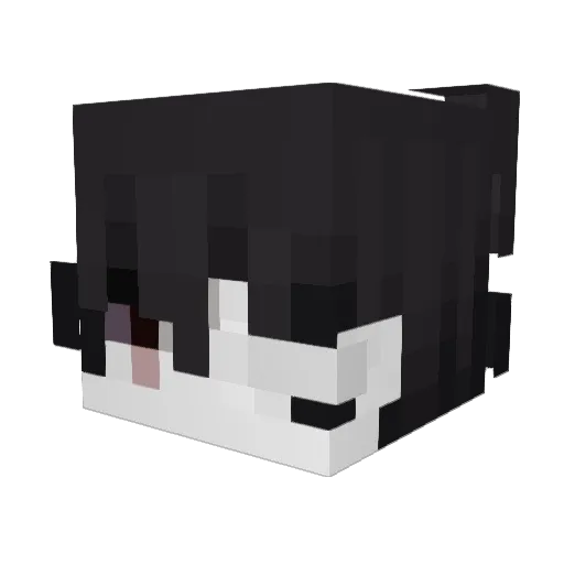 KaisenKev Minecraft avatar head, 3D render