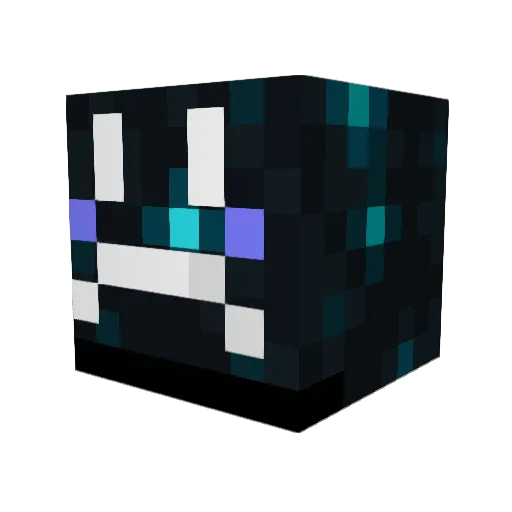 Kaisencxn Minecraft avatar head, 3D render