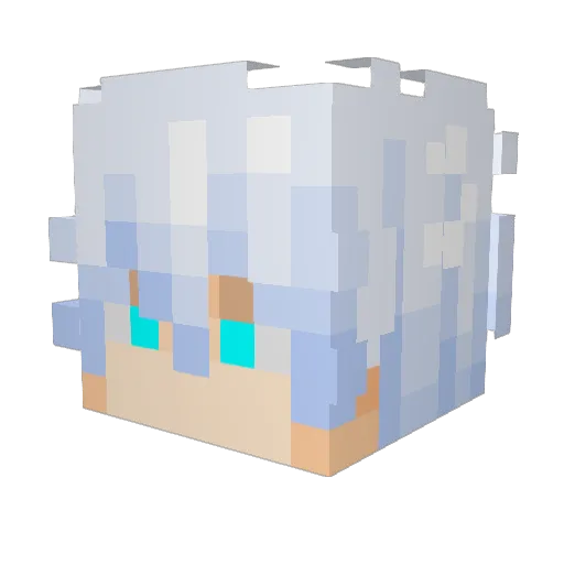 Kaiser236r Minecraft avatar head, 3D render