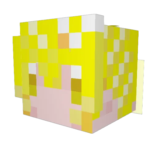 KaiserBlitz Minecraft avatar head, 3D render