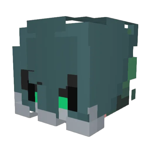 KaiserFG Minecraft avatar head, 3D render