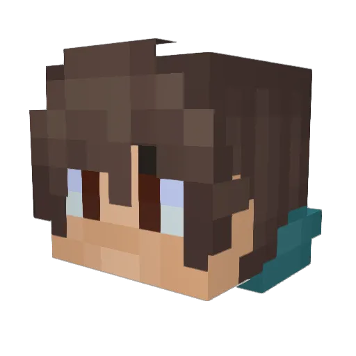 KaiserNik Minecraft avatar head, 3D render
