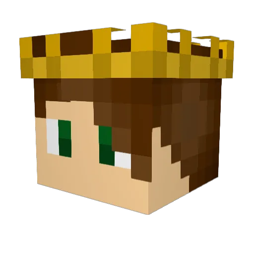Kaiser_Leone Minecraft avatar head, 3D render