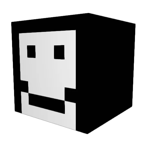 Kaiseraapk Minecraft avatar head, 3D render