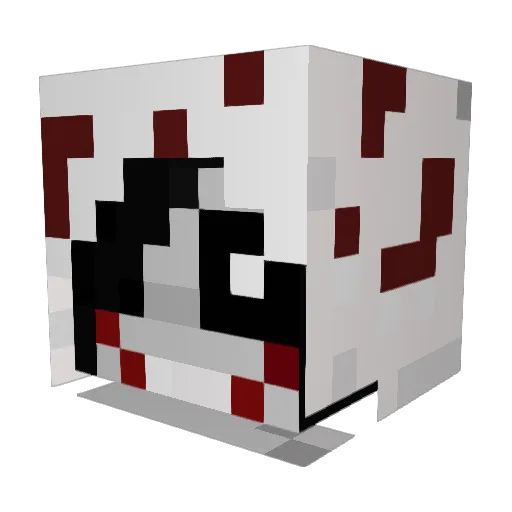 Kaiserr_ Minecraft avatar head, 3D render