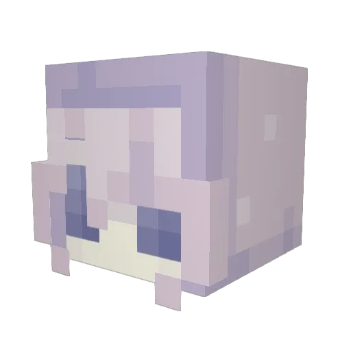 Kait_sg Minecraft avatar head, 3D render