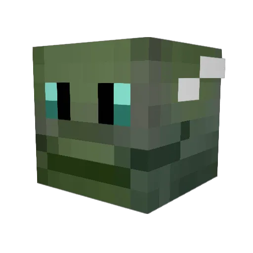 Kaitax Minecraft avatar head, 3D render