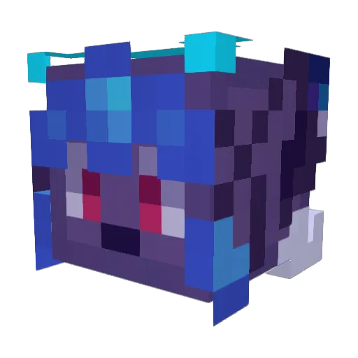 KaithyMC Minecraft avatar head, 3D render