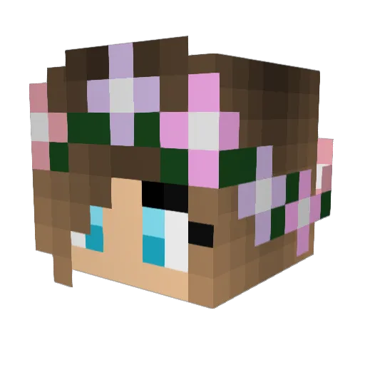 Kaitlyn1510 Minecraft avatar head, 3D render