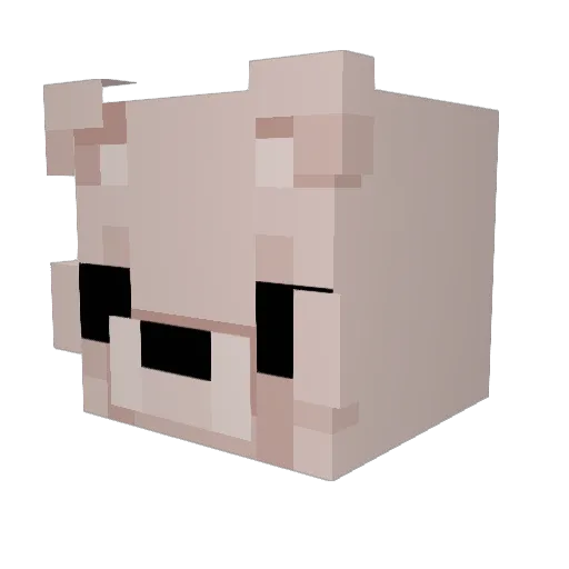 Kaito4887 Minecraft avatar head, 3D render