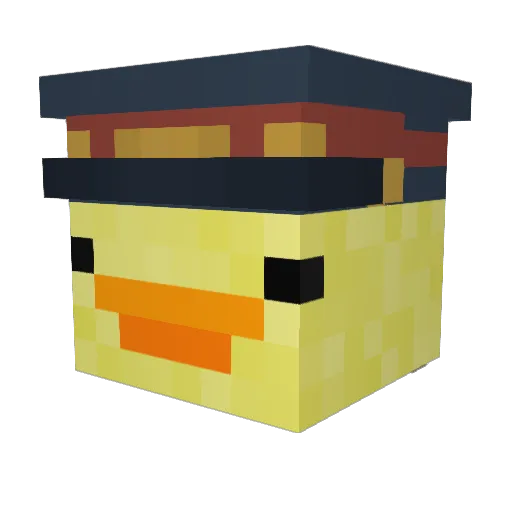 Kaito_eiden Minecraft avatar head, 3D render