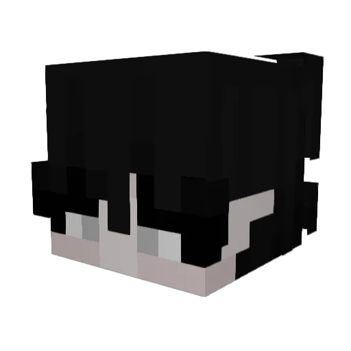 Kaitzing Minecraft avatar head, 3D render