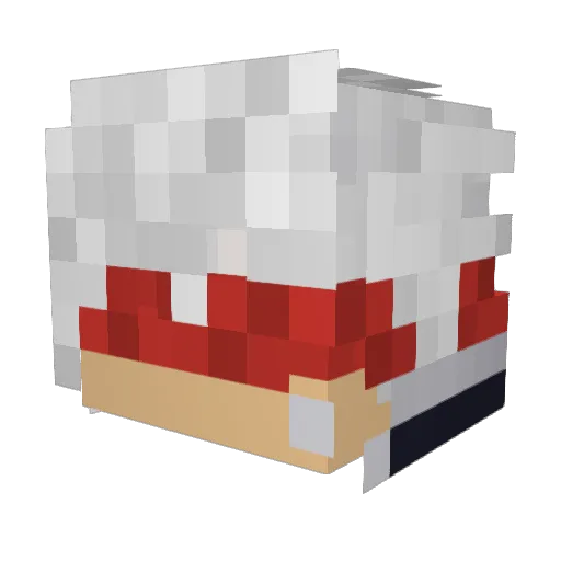 Kaival00 Minecraft avatar head, 3D render
