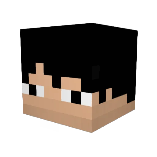 KaiwanSZ Minecraft avatar head, 3D render