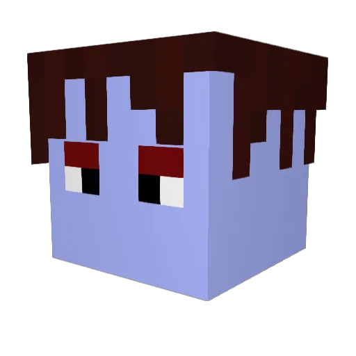 Kaiwu778 Minecraft avatar head, 3D render