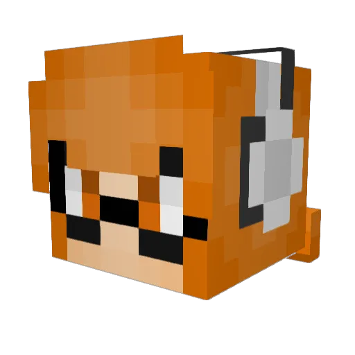 Kaix_mc Minecraft avatar head, 3D render