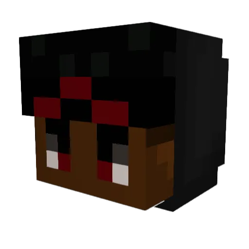 KaiyoArcade Minecraft avatar head, 3D render