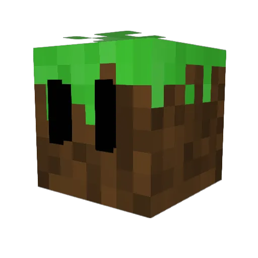 KaizenEXE Minecraft avatar head, 3D render