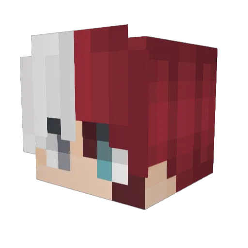 KaizenSB Minecraft avatar head, 3D render