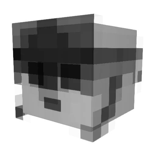 KaizenToo Minecraft avatar head, 3D render