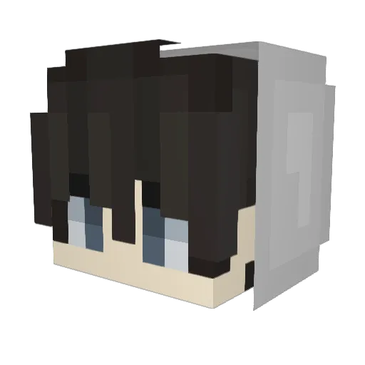 Kaizen_Tpz Minecraft avatar head, 3D render