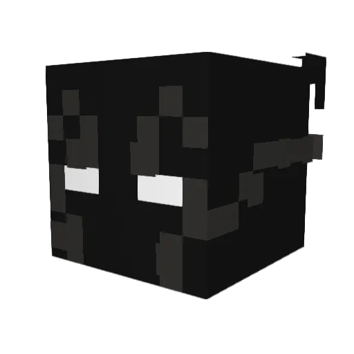 Kaizenry Minecraft avatar head, 3D render