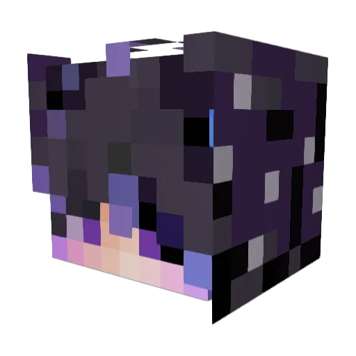 KaizerMzy Minecraft avatar head, 3D render