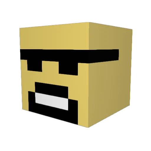 KaizerSozei Minecraft avatar head, 3D render