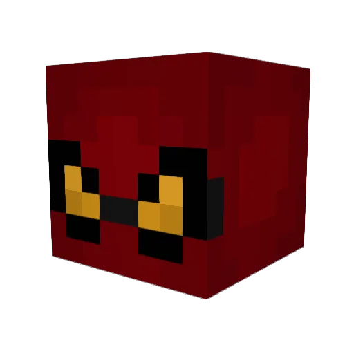 Kaizerzz Minecraft avatar head, 3D render