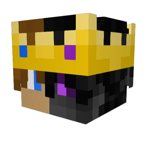 KaizoDX Minecraft avatar head, 3D render