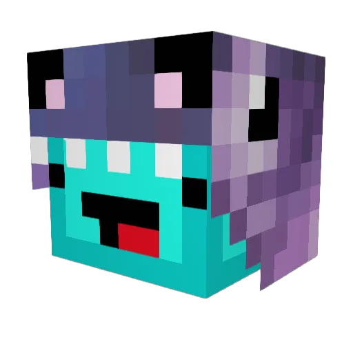 Kaizsers Minecraft avatar head, 3D render