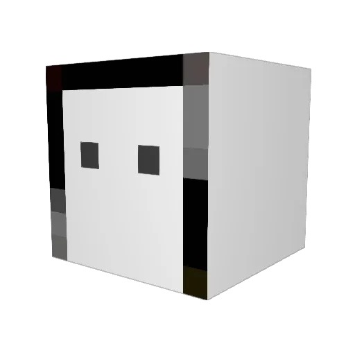 Kaja3434 Minecraft avatar head, 3D render