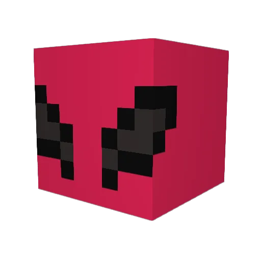 KajarangKat Minecraft avatar head, 3D render