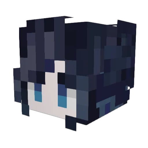 KajeTank1 Minecraft avatar head, 3D render