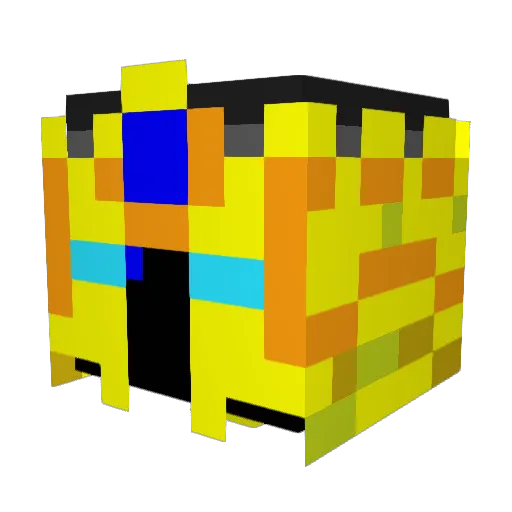 Kajer16 Minecraft avatar head, 3D render