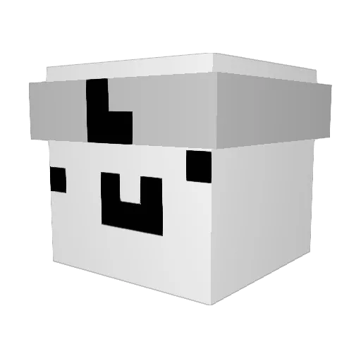 Kajto_PL Minecraft avatar head, 3D render