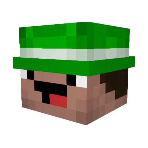 KajzerkaZbiedry Minecraft avatar head, 3D render