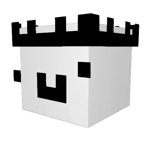 KakZilla Minecraft avatar head, 3D render