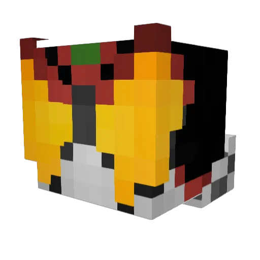 Kakai82 Minecraft avatar head, 3D render