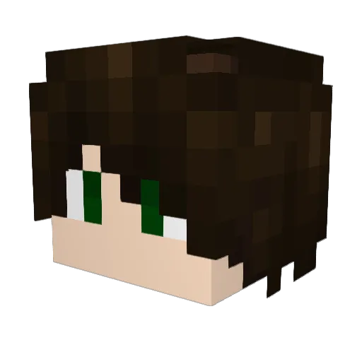 Kakalavala Minecraft avatar head, 3D render