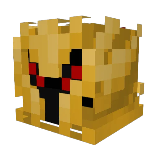 Kakao20 Minecraft avatar head, 3D render