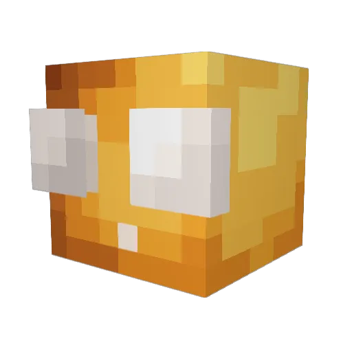 KakarotRA1N Minecraft avatar head, 3D render