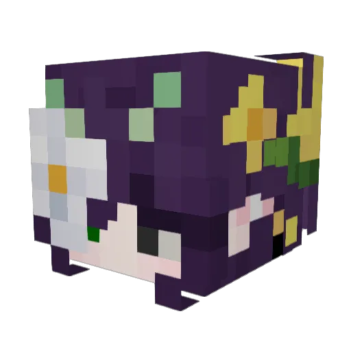 KakashiDN Minecraft avatar head, 3D render
