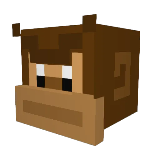 Kakashi_Hatake14 Minecraft avatar head, 3D render
