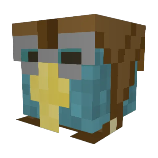 KakisBad Minecraft avatar head, 3D render