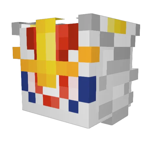 Kako19isMG Minecraft avatar head, 3D render
