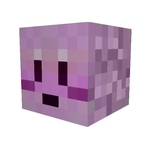 Kakouiii Minecraft avatar head, 3D render