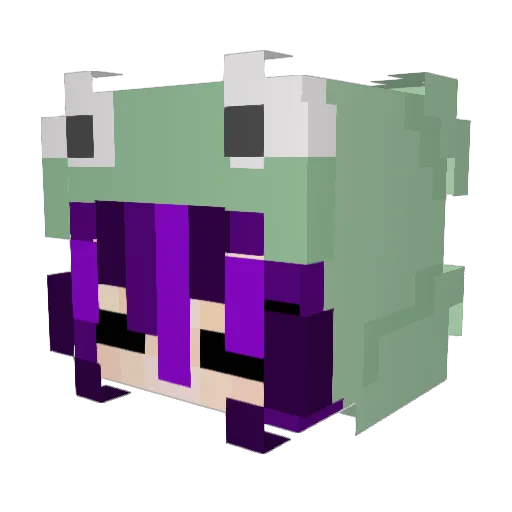 KakoytoTamNik Minecraft avatar head, 3D render