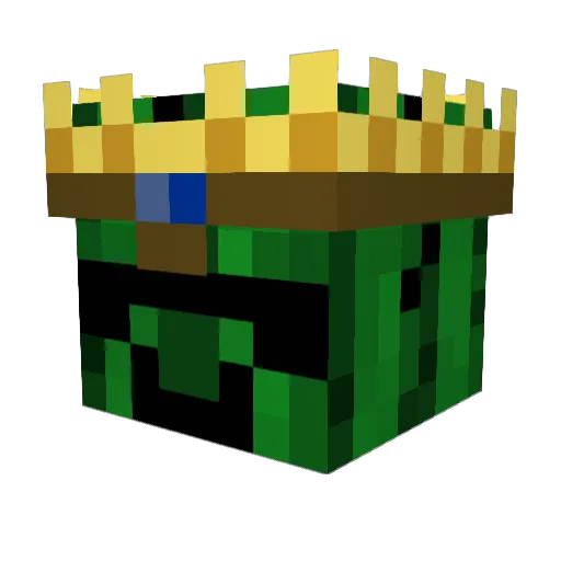 KaktusCZ1 Minecraft avatar head, 3D render